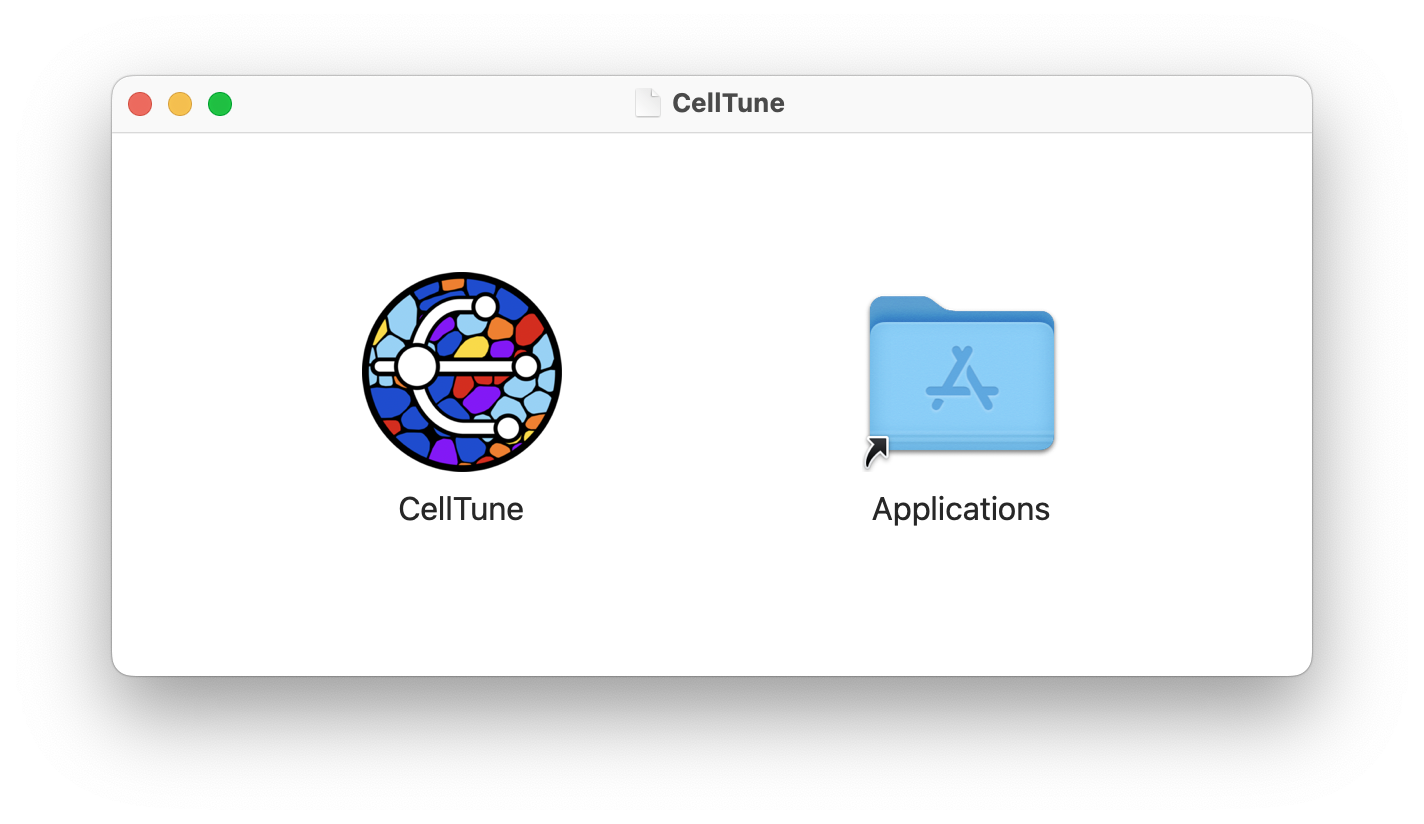 Mac drag image